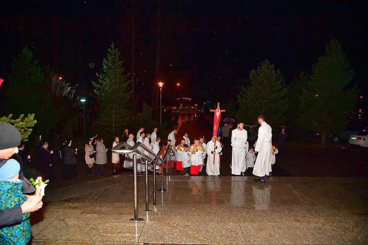 Wielka Sobota w Zakopanem - parafia św. Krzyża