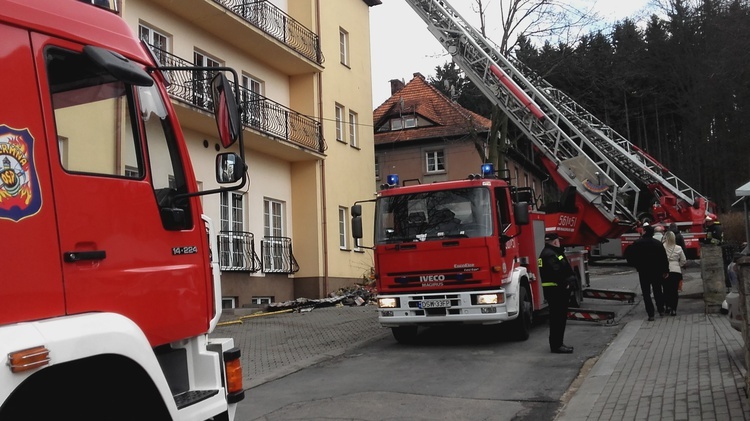 Pożar w hotelu w Kudowie-Zdroju