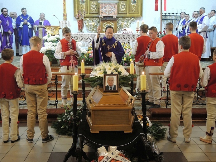 Pogrzeb śp. Jana Zowady w Koniakowie