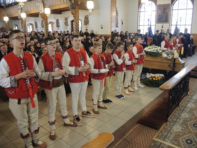 Pogrzeb śp. Jana Zowady w Koniakowie