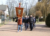 Chorągwiarze z parafii św. Rocha w Boczkach Chełmońskich