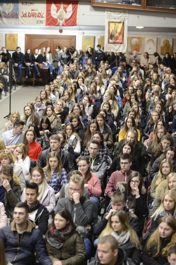 Pielgrzymka łódzkich maturzystów na Jasną Górę