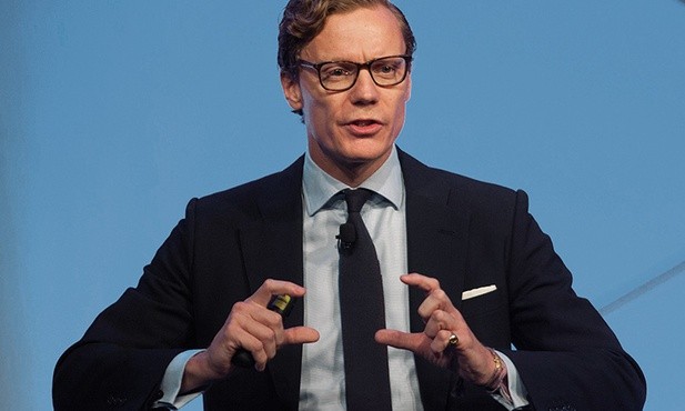 Prezes Cambridge Analytica Alexander Nix.
