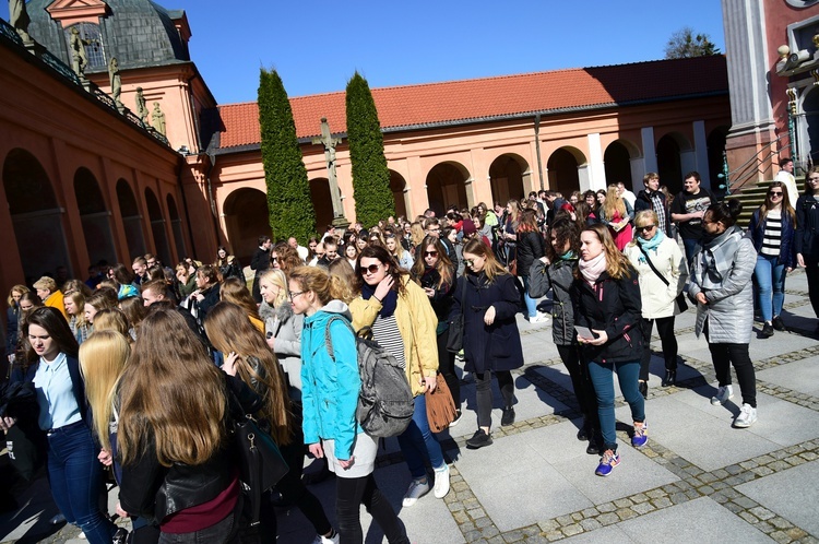 Pielgrzymka maturzystów do Świętej Lipki