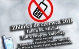 Stary telefon i zużyty znaczek 