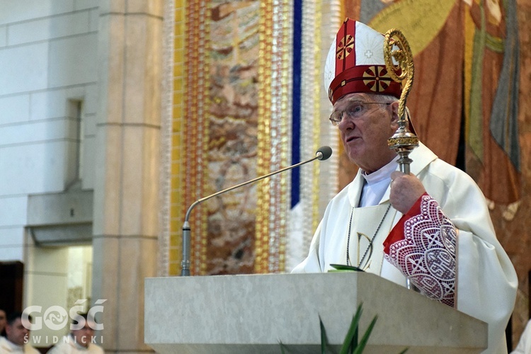 Pielgrzymka diecezji świdnickiej do Krakowa-Łagiewnik