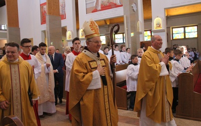 Msza św. odprawiona została w Sanktuarium Matki Bożej Latyczowskiej