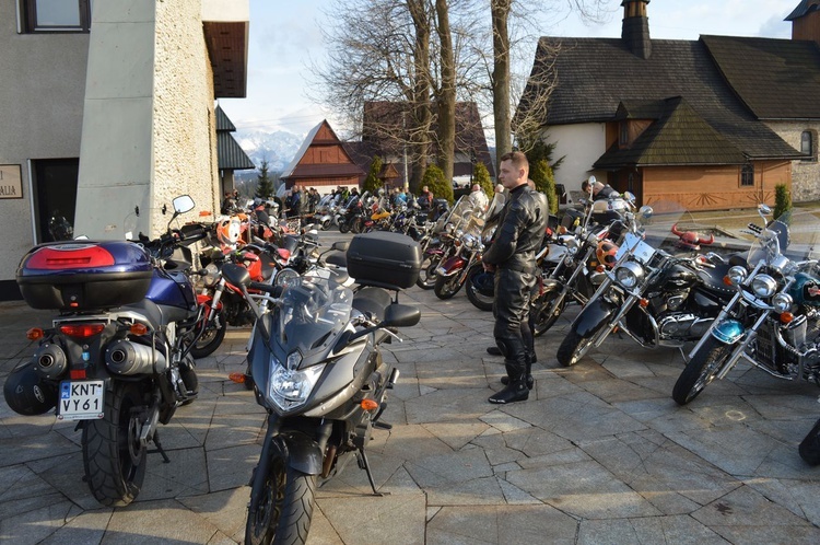 Motocykliści w Bukowinie Tatrzańskiej