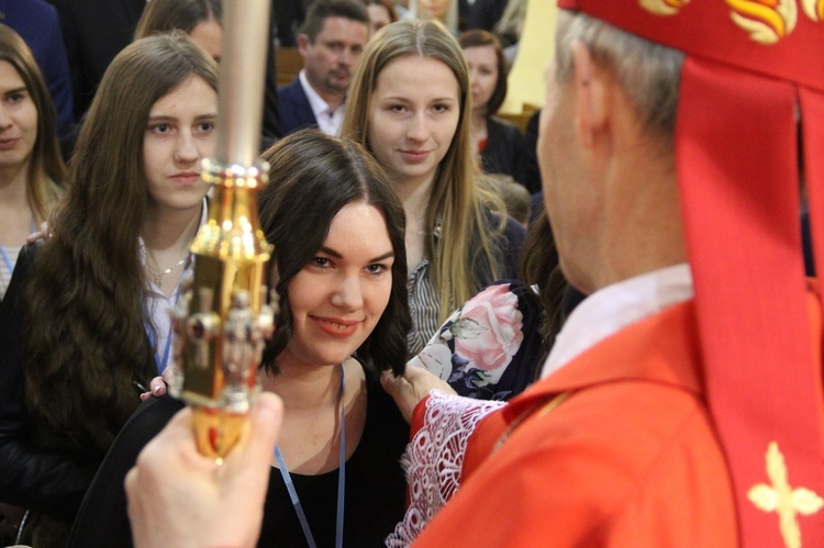 Bierzmowanie w Porąbce Uszewskiej