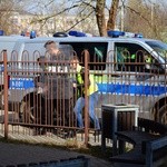 Trening antyterrorystyczny w liceum w Słupsku