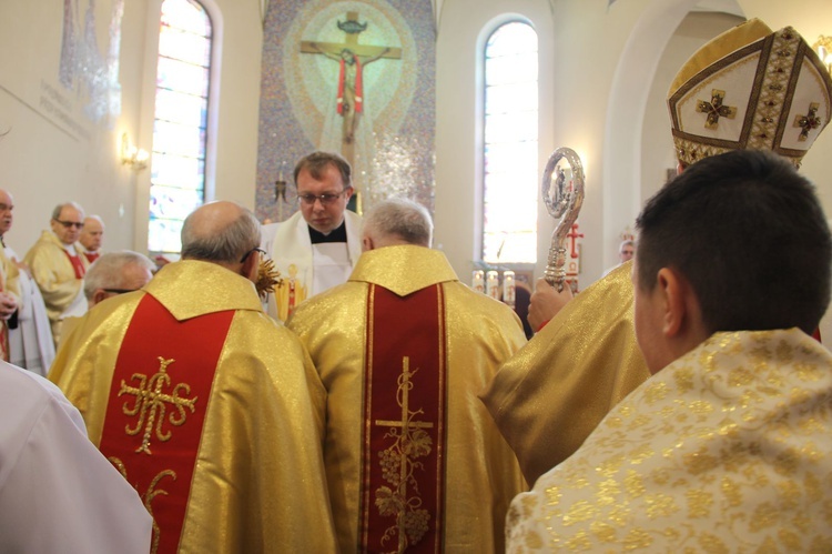 Poświęcenie odnowionej Kalwarii Krzyskiej