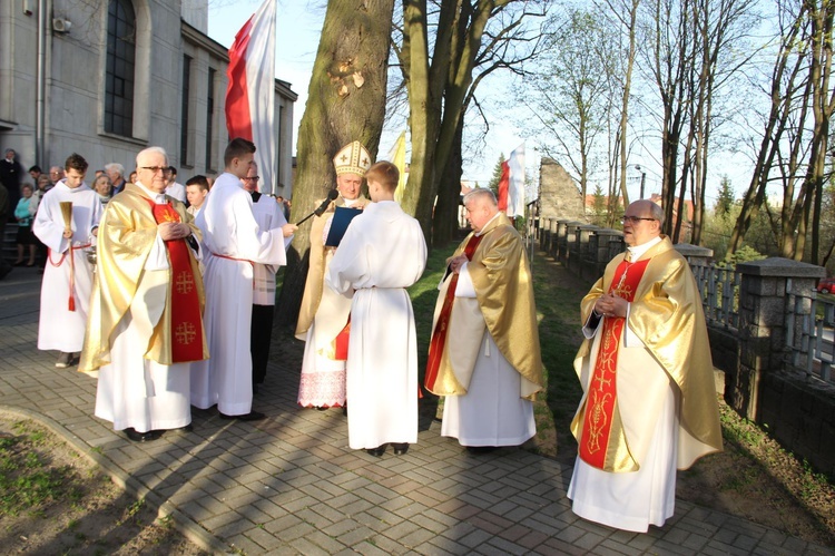 Poświęcenie odnowionej Kalwarii Krzyskiej