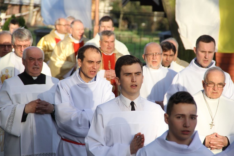 Poświęcenie odnowionej Kalwarii Krzyskiej