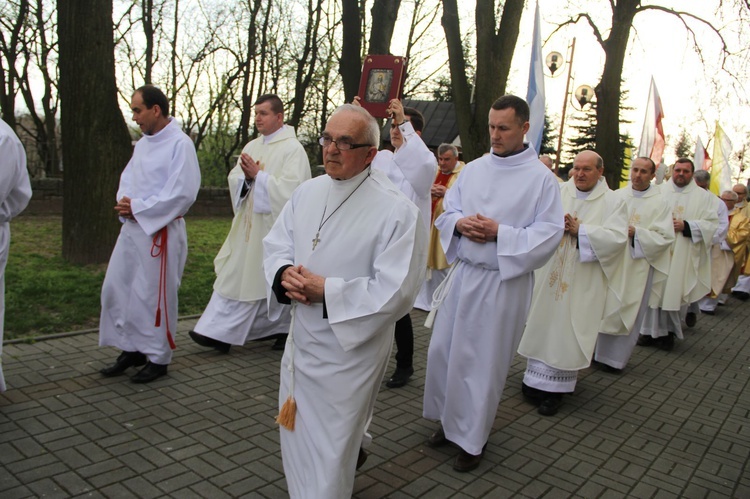 Poświęcenie odnowionej Kalwarii Krzyskiej