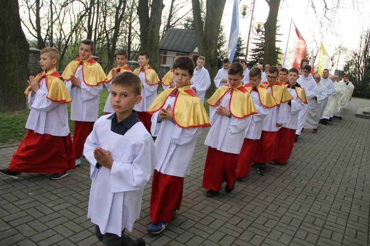 Poświęcenie odnowionej Kalwarii Krzyskiej