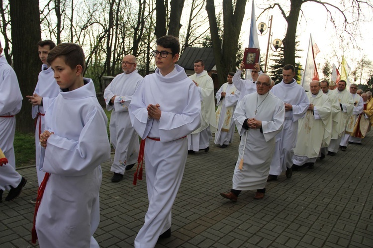 Poświęcenie odnowionej Kalwarii Krzyskiej