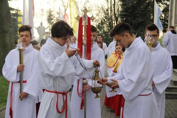 Poświęcenie odnowionej Kalwarii Krzyskiej