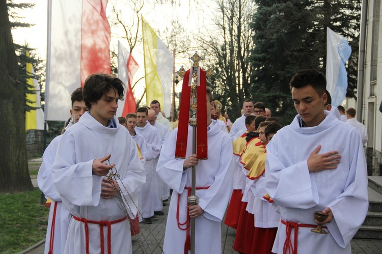 Poświęcenie odnowionej Kalwarii Krzyskiej