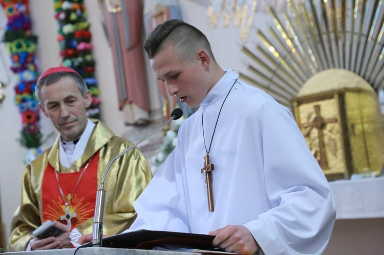 Bierzmowanie w Łąkcie Górnej