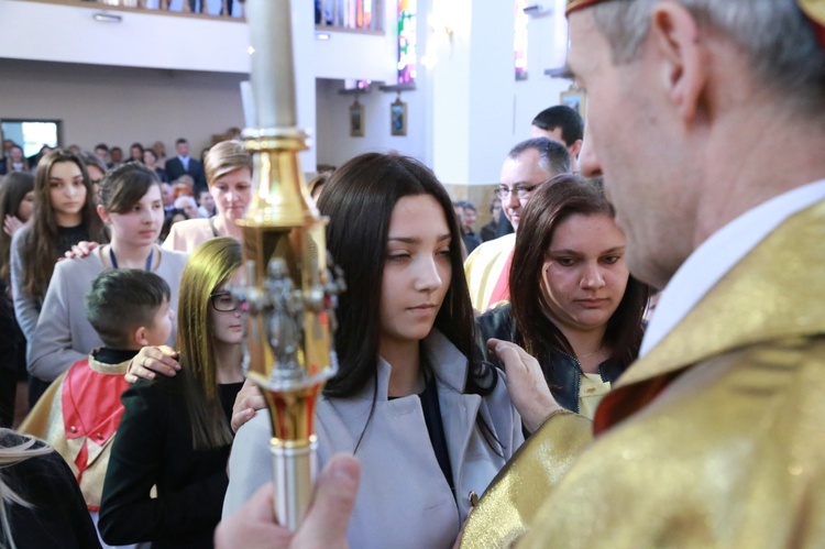 Bierzmowanie w Łąkcie Górnej