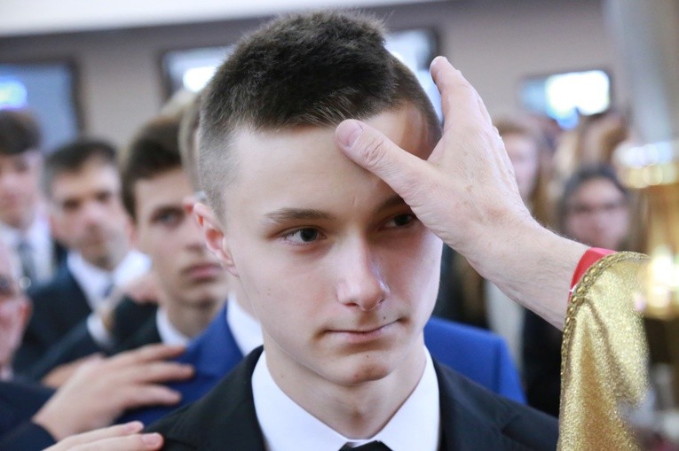 Bierzmowanie w Łąkcie Górnej