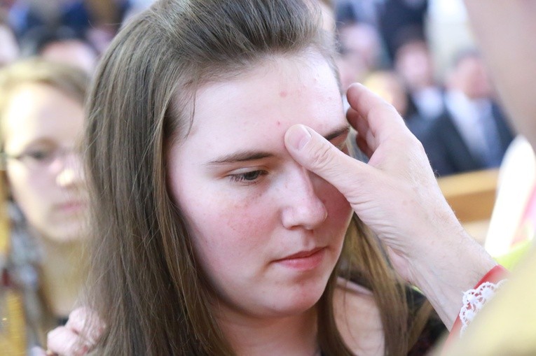 Bierzmowanie w Łąkcie Górnej