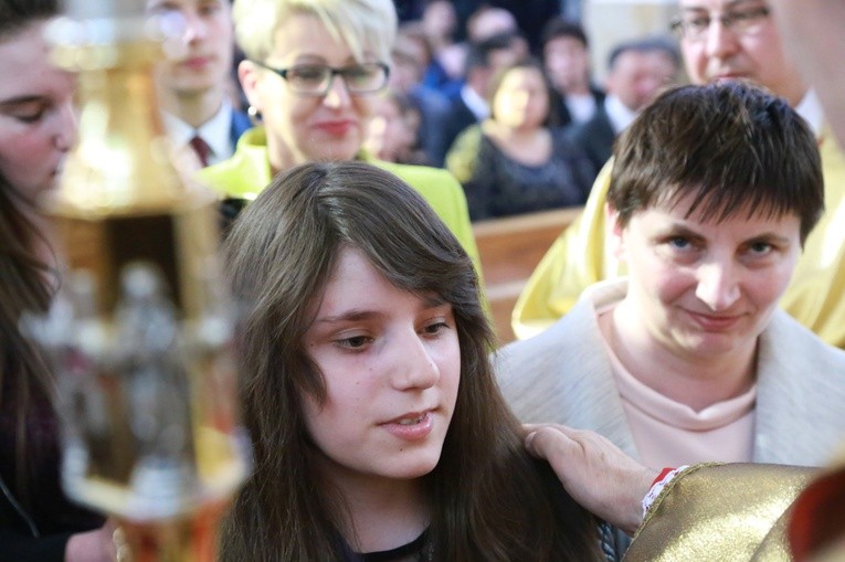 Bierzmowanie w Łąkcie Górnej