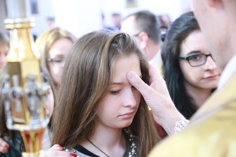 Bierzmowanie w Łąkcie Górnej