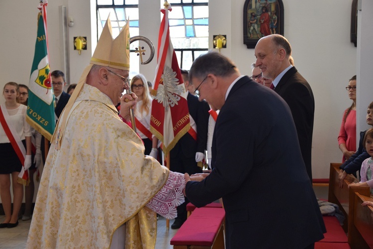 Poświęcenie kompleksu sportowego w Międzyborowie