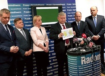 ▲	O ekspertyzie firmy Arup poinformowano na konferencji prasowej w radomskiej siedzibie PiS.