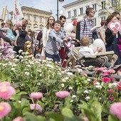 ▲	Tegoroczny marsz był poświęcony adopcji jako alternatywie dla aborcji.