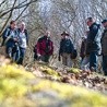 ▲	Trasa historycznego spaceru wiodła przez siedem grodzisk umiejscowionych nad rzeką. 