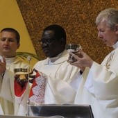 Biskup Renatus Nkwande, pasterz diecezji Bunda przewodniczył Mszy św. w Aleksandrowicach