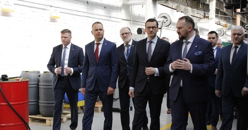 Premier w zakładach Jelcz