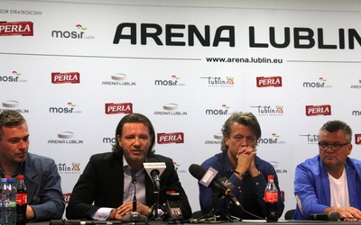 Na konferencji prasowej pojawili się m.in. Jarosław Jakimowicz i Radosław Majdan