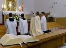 Nabożeństwo biblijne w kaplicy Wyższego Seminarium Duchownego w Radomiu