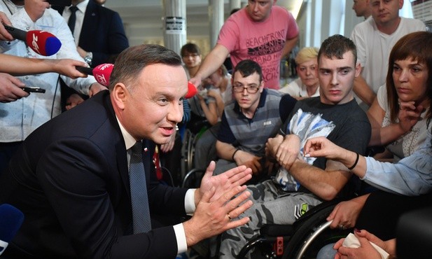 Prezydent o postulatach rodziców osób niepełnosprawnych: To nie są oczekiwania wygórowane