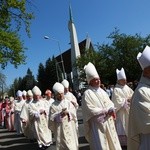 Inauguracja synodu. Nabożeństwo i procesja