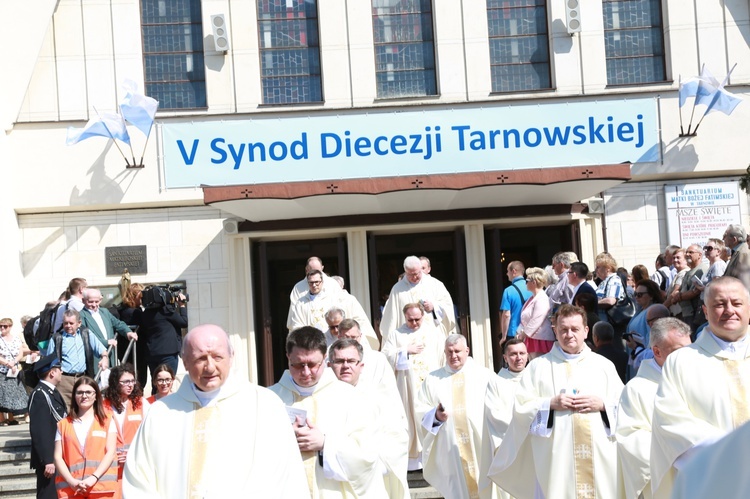 Inauguracja synodu. Nabożeństwo i procesja