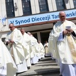 Inauguracja synodu. Nabożeństwo i procesja