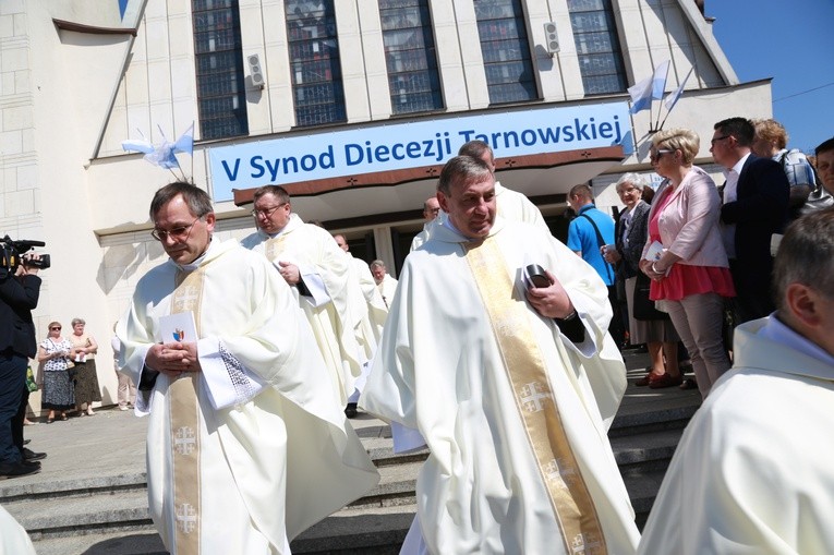 Inauguracja synodu. Nabożeństwo i procesja
