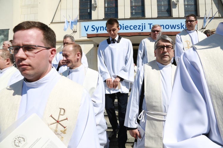 Inauguracja synodu. Nabożeństwo i procesja