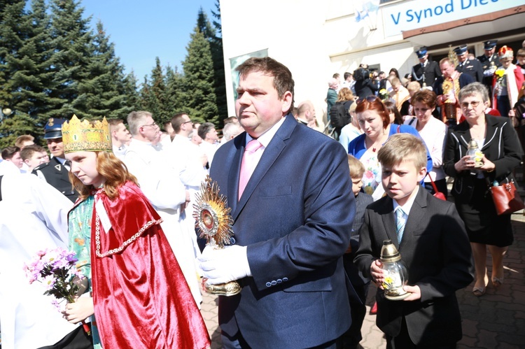 Inauguracja synodu. Nabożeństwo i procesja