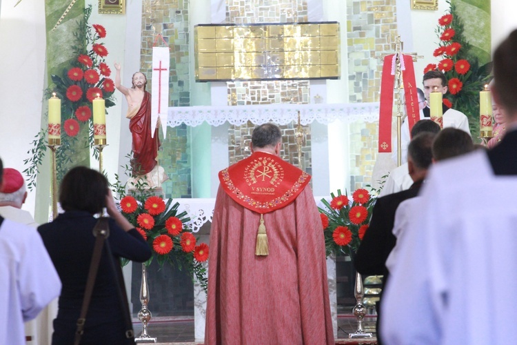 Inauguracja synodu. Nabożeństwo i procesja