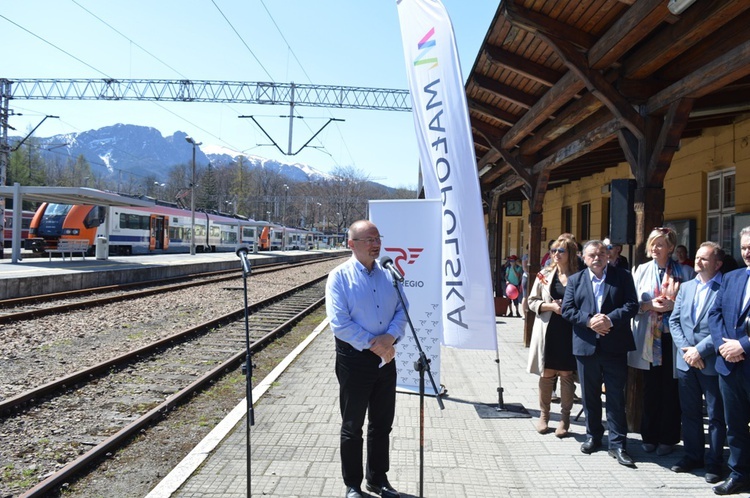 Start Podhalańskiej Kolei Regionalnej 