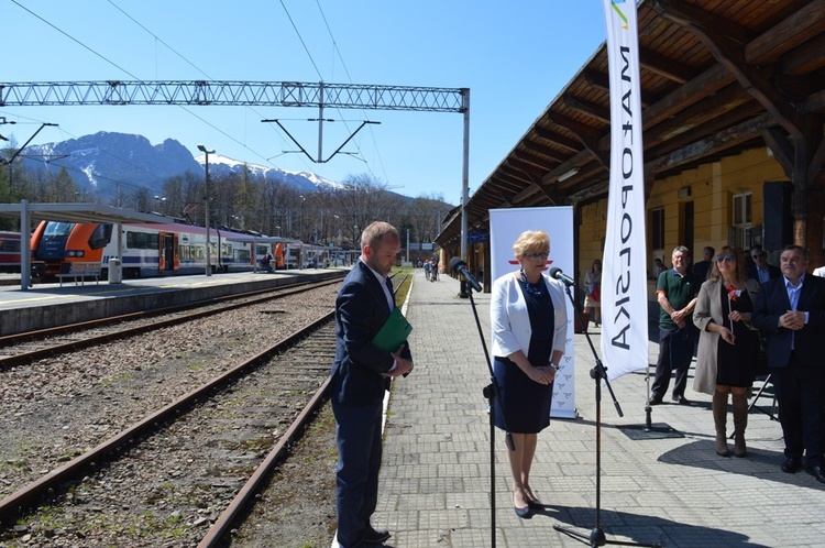 Start Podhalańskiej Kolei Regionalnej 