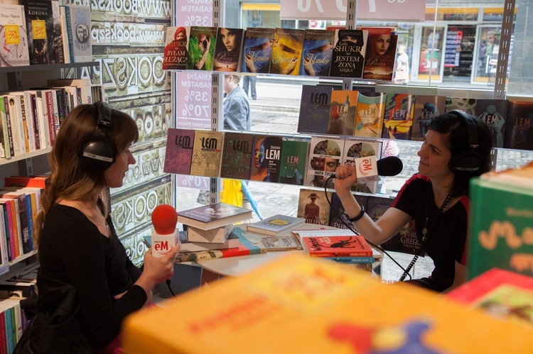 Radio eM w ksiegarni Bookszpan 