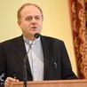 ks. dr hab. Andrzej Kobyliński z UKSW w Warszawie w czasie swojej prelekcji