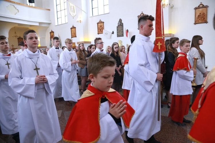 Bierzmowanie w Uściu Gorlickim