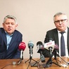 ▲	O projekcie opowiadali Przemysław Bednarczyk (z lewej) i poseł Robert Mordak.